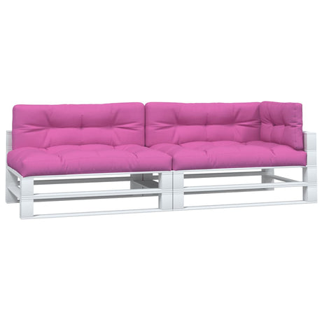VidaXL Palettenkissen 5 Stück Stoff rosa