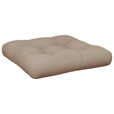 Vidaxl palletkussen 60x61,5x10 cm stof taupe