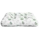 VidaXL Palettenkissen 60x61,5x10 cm Blattmuster Oxford-Stoff