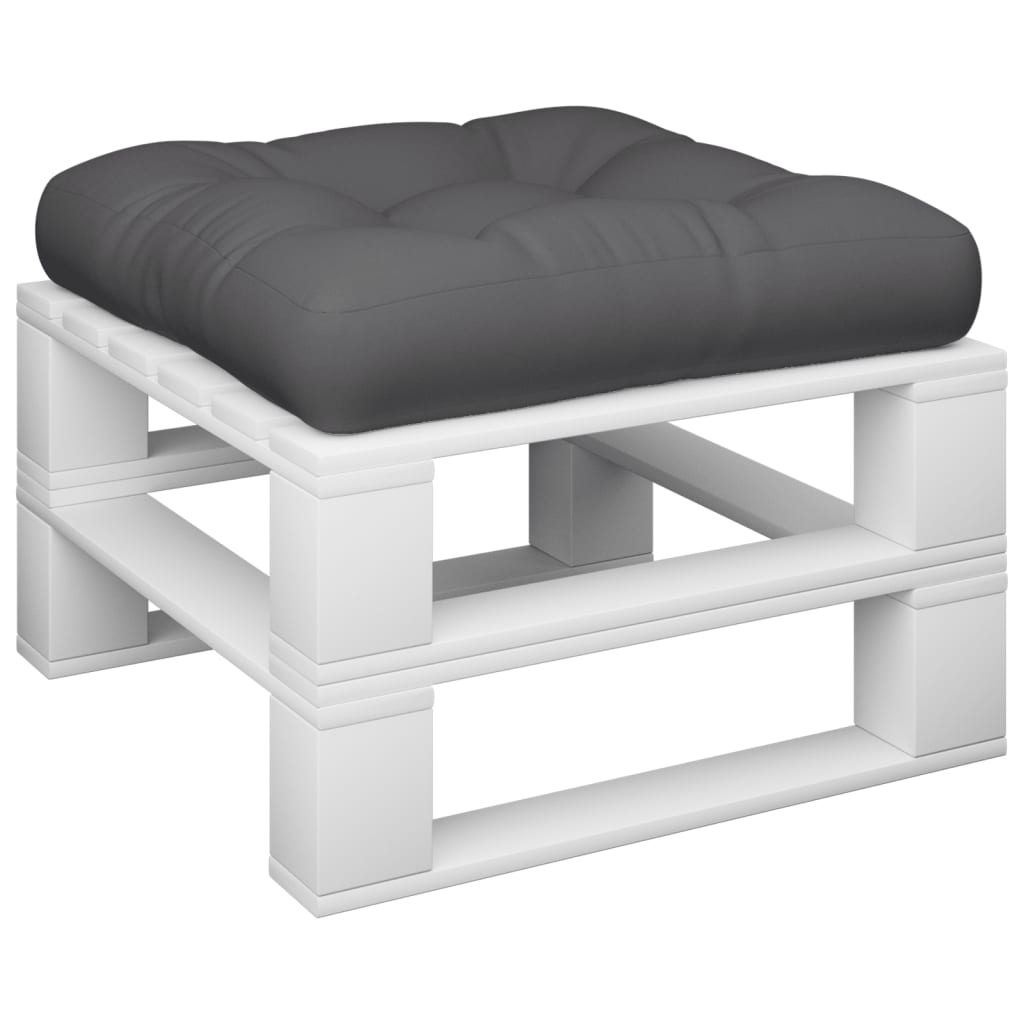 Vidaxx Palettenkissen 58x58x10 cm Stoff Anthrazit