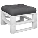 Vidaxx Palettenkissen 58x58x10 cm Stoff Anthrazit