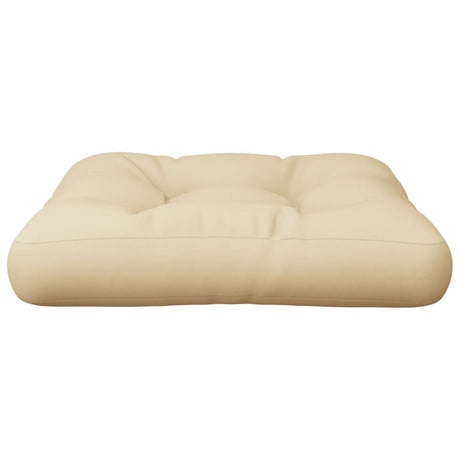 Vidaxxl Palettenkissen 58x58x10 cm Stoff beige