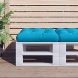 VidaXL Palettenkissen 58x58x10 cm Stoff Hellblau
