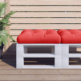 VidaXL Palettenkissen 58x58x10 cm Stoff rot