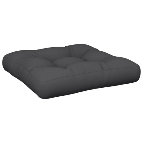 VidaXL Palettenkissen 58x58x10 cm Stoff schwarz