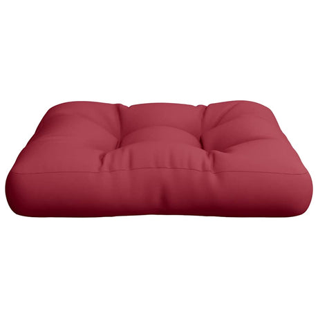Vidaxl palletkussen 58x58x10 cm stof wijnrood