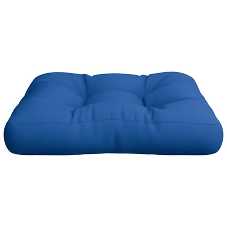 Vidaxl palletkussen 58x58x10 cm stof blauw