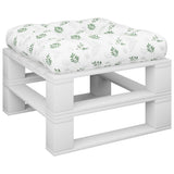 VidaXL Palettenkissen Blattmuster 58x58x10 cm Oxford-Stoff