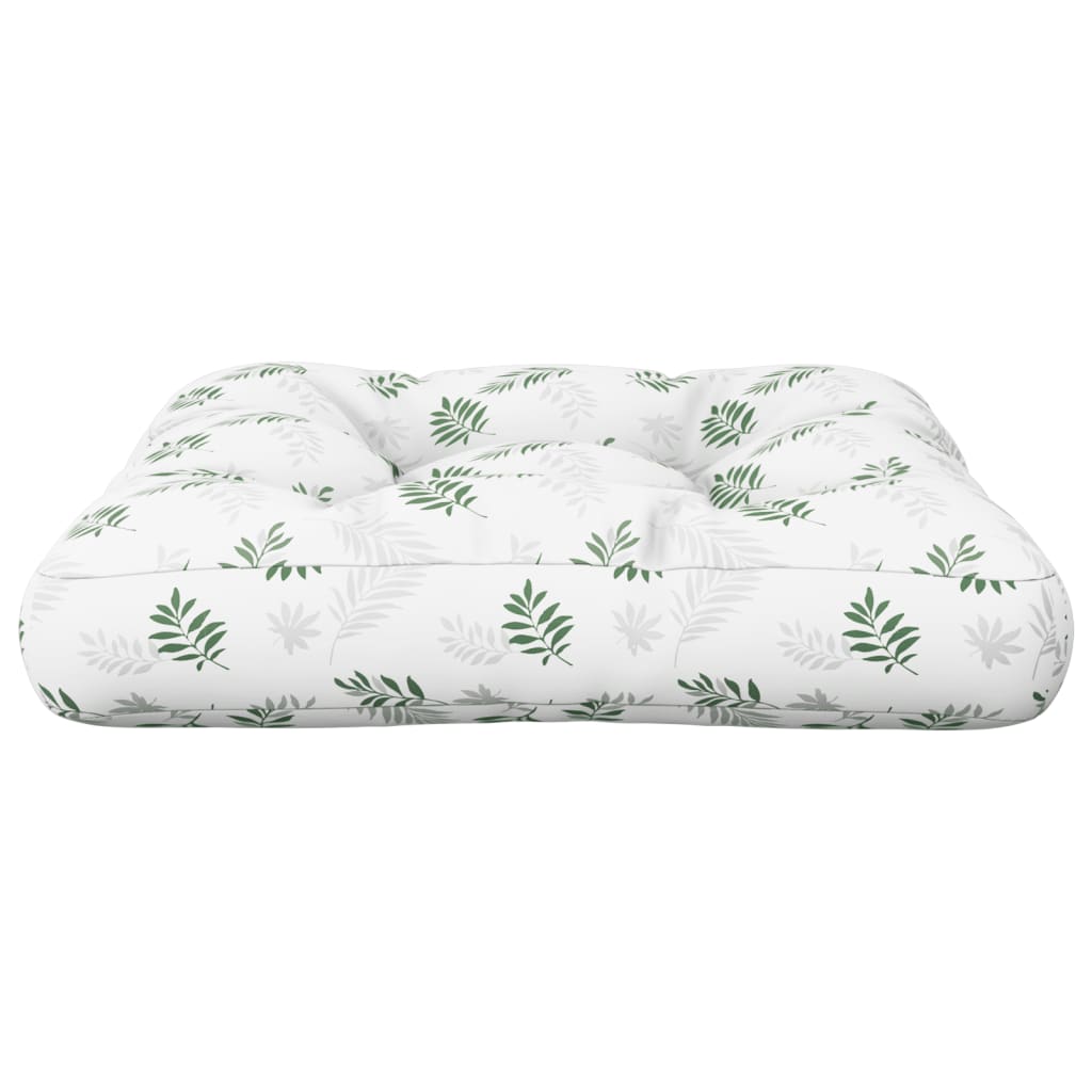 VidaXL Palettenkissen Blattmuster 58x58x10 cm Oxford-Stoff