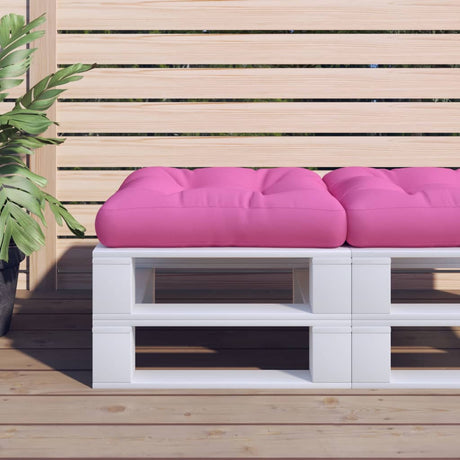 VidaXL Palettenkissen 58x58x10 cm Oxford-Stoff rosa