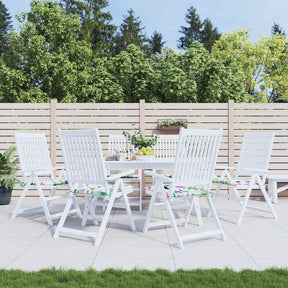 VidaXL Gartenstuhlkissen 6 Stück 40x40x4 cm Stoff mehrfarbig