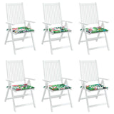Vidaxl stoelkussens 6 st oxford stof multikleur 50 x 50 x 3 cm