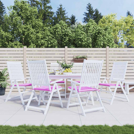 VidaXL Gartenstuhlkissen 6 Stück 50x50x4 cm Stoff rosa