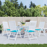 VidaXL Gartenstuhlkissen 6 Stück 50x50x4 cm Stoff Türkis