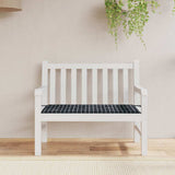 Vidaxx Gartenbankauflage Rautenmuster 100x50x4 cm Oxfordstoff schwarz