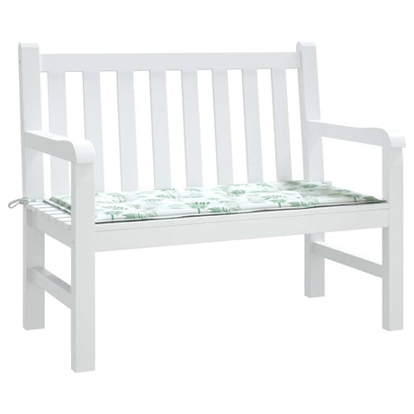 Vidaxl tuinbankkussen 100x50x3 cm oxford stof bladpatroon