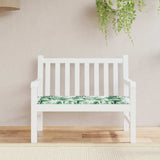 Vidaxx Gartenbankauflage 120x50x4 cm Oxford-Stoff mit Blattmuster