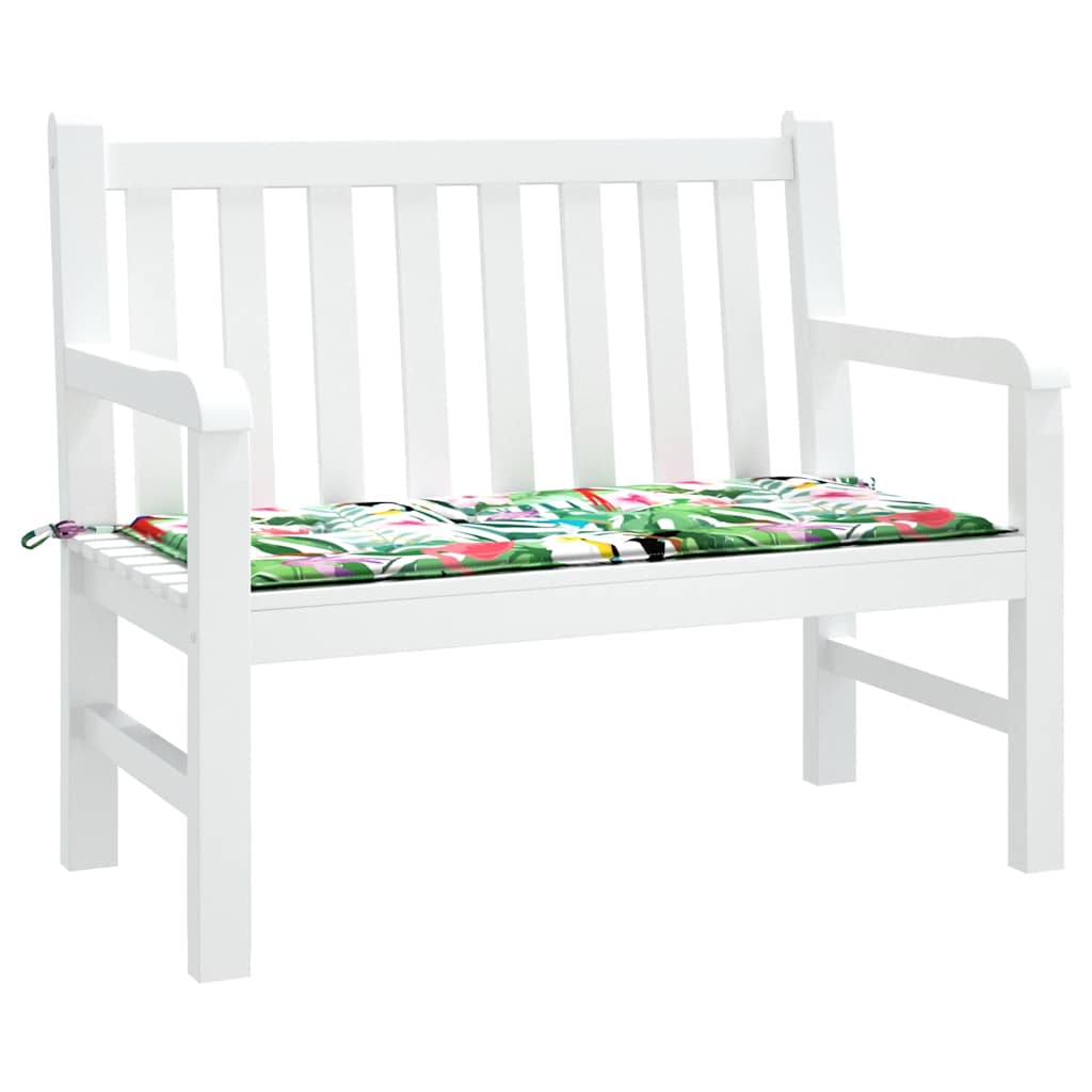 VidaXL Gartenbankauflage 120x50x4 cm Oxford-Stoff mehrfarbig