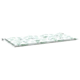 Vidaxx Gartenbankauflage 120x50x3 cm Oxford-Stoff mit Blattmuster