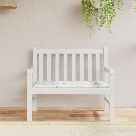 Vidaxx Gartenbankauflage 120x50x3 cm Oxford-Stoff mit Blattmuster