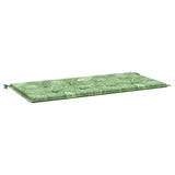 Vidaxx Gartenbankauflage 120x50x4 cm Oxford-Stoff mit Blattmuster