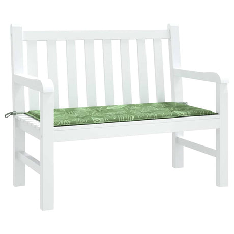Vidaxx Gartenbankauflage 120x50x4 cm Oxford-Stoff mit Blattmuster
