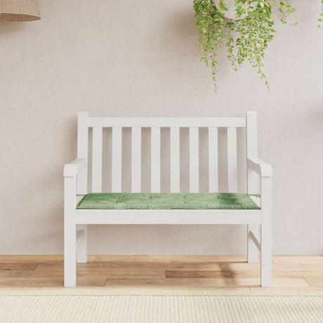 Vidaxx Gartenbankauflage 120x50x4 cm Oxford-Stoff mit Blattmuster