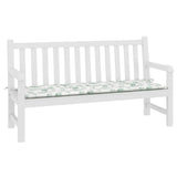Vidaxx Gartenbankauflage 150x50x3 cm Oxford-Stoff mit Blattmuster