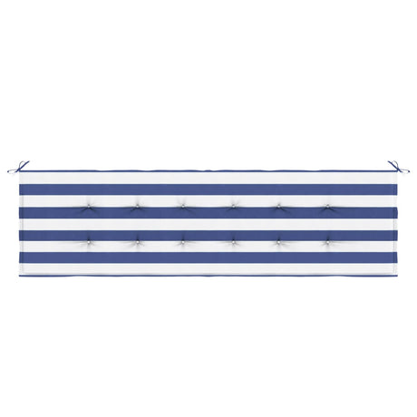Vidaxl bankkussen oxford stof blauwe streep 180 x 50 x 3 cm