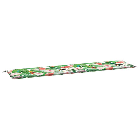 VidaXL Gartenbankauflage 200x50x4 cm Stoff mehrfarbig