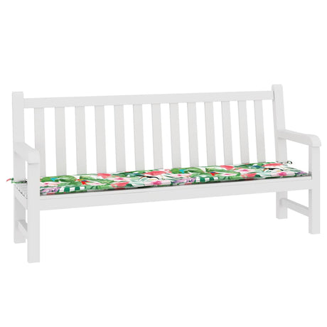 VidaXL Gartenbankauflage 200x50x4 cm Stoff mehrfarbig