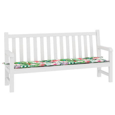 VidaXL Gartenbankauflage 200x50x4 cm Stoff mehrfarbig