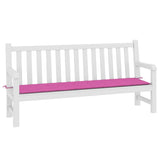 VidaXL Gartenbankauflage 200x50x4 cm Stoff rosa