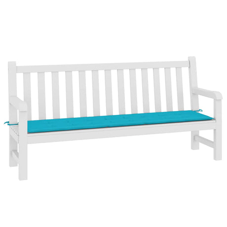 VidaXL Gartenbankauflage 200x50x4 cm Stoff Türkis