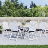 Vidaxx Stuhlkissen 6 Stück 40x40x7 cm Oxford-Stoff anthrazit
