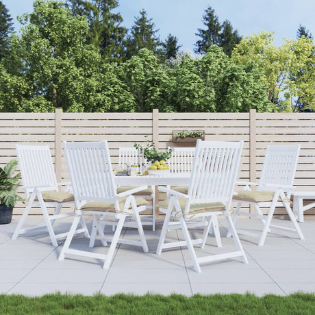 Vidaxx Stuhlkissen 6 Stück 40x40x7 cm Oxford-Stoff beige