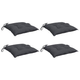 Vidaxx Stuhlkissen 4 Stück 50x50x7 cm Oxford-Stoff anthrazit