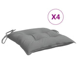 VidaXL Stuhlkissen 4 Stück 50x50x7 cm Oxford-Stoff grau