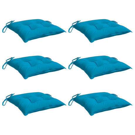 VidaXL Palettenkissen 6 Stück 50x50x7 cm Oxford-Stoff Hellblau
