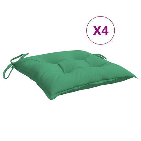 VidaXL Palettenkissen 4 Stück 50x50x7 cm Oxford-Stoff grün