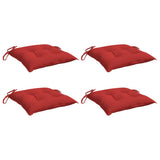 VidaXL Palettenkissen 4 Stück 50x50x7 cm Oxford-Stoff rot