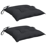VidaXL Palettenkissen 2 Stück 50x50x7 cm Oxford-Stoff schwarz