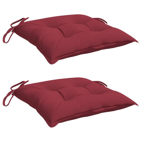 Vidaxx Palettenkissen 2 Stk. 50x50x7 cm Oxford-Stoff weinrot