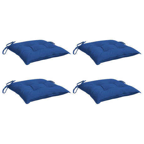 VidaXL Palettenkissen 4 Stück 50x50x7 cm Oxford-Stoff blau