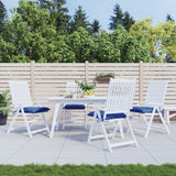VidaXL Palettenkissen 4 Stück 50x50x7 cm Oxford-Stoff blau