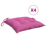 VidaXL Stuhlkissen 4 Stück 50x50x7 cm Oxford-Stoff rosa