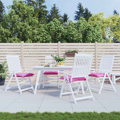 VidaXL Stuhlkissen 4 Stück 50x50x7 cm Oxford-Stoff rosa