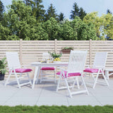 VidaXL Stuhlkissen 4 Stück 50x50x7 cm Oxford-Stoff rosa