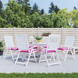 VidaXL Stuhlkissen 6 Stück 50x50x7 cm Oxford-Stoff rosa