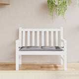 VidaXL Gartenbankauflage 100x50x7 cm Oxford-Stoff grau